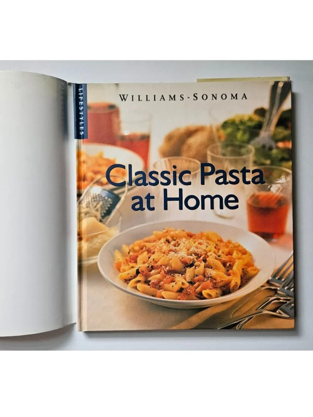 Williams-Sonoma Classic Pasta at Home vintage cookbook 1998 Hardcover Williams